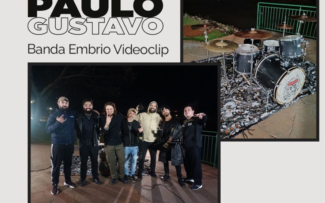 Banda Embrio recebe apoio da Lei Paulo Gustavo para produzir videoclipes