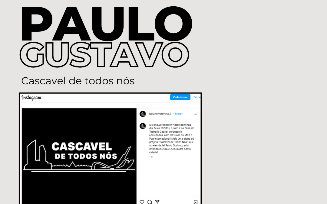 Projeto “Cascavel de todos nós” foi aprovado pela LPG