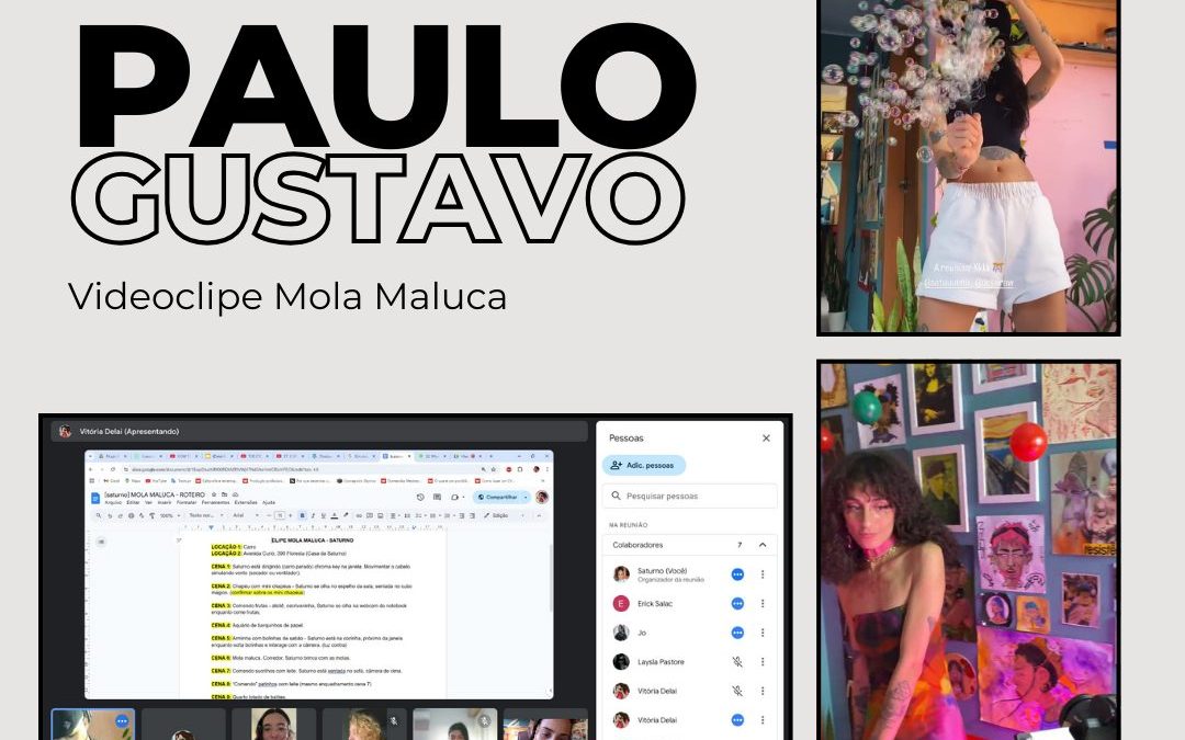 Videoclipe da música “Mola Maluca” é produzido com recursos da Lei Paulo Gustavo