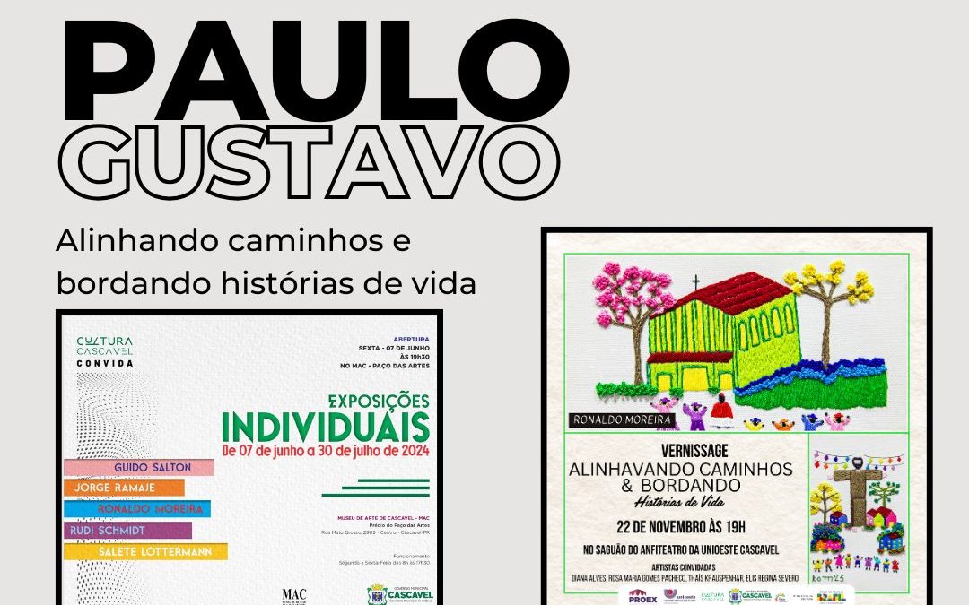 Projeto Alinhavando Caminhos e Bordando Histórias de Vida conta a história de Cascavel por meio do bordado